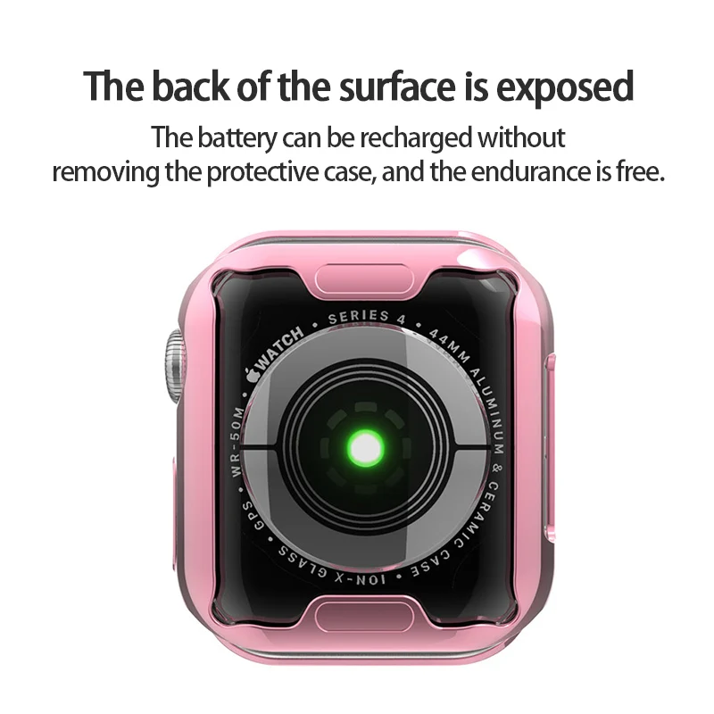 Чехол для Apple Watch чехол 44 мм/40 мм Iwatch 42 мм/38 защита экрана бампер аксессуары серии 3 2
