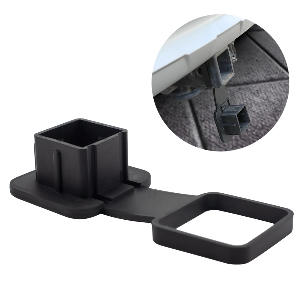 

High Quality Black Rubber Trailer Hitch Receiver Cover Universal Receiver Plug Tube Cap Protective Cover