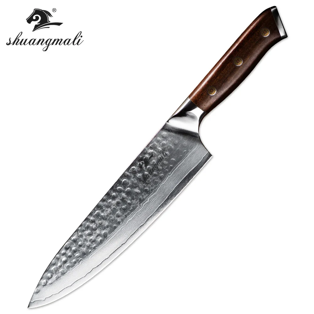 

Damascus Steel Knife 8-Inch Sand Iron Wooden Handle Room Chef Knife Sushi Knife Cooking Knife Fish Knife Professional Chef