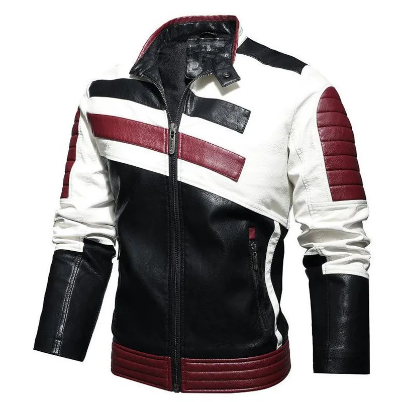 

Men Leather Jackets New Arrive Men's Motorcycle coat Men Winter Casual Warm Leather Jacket Outerwear Male Clothes