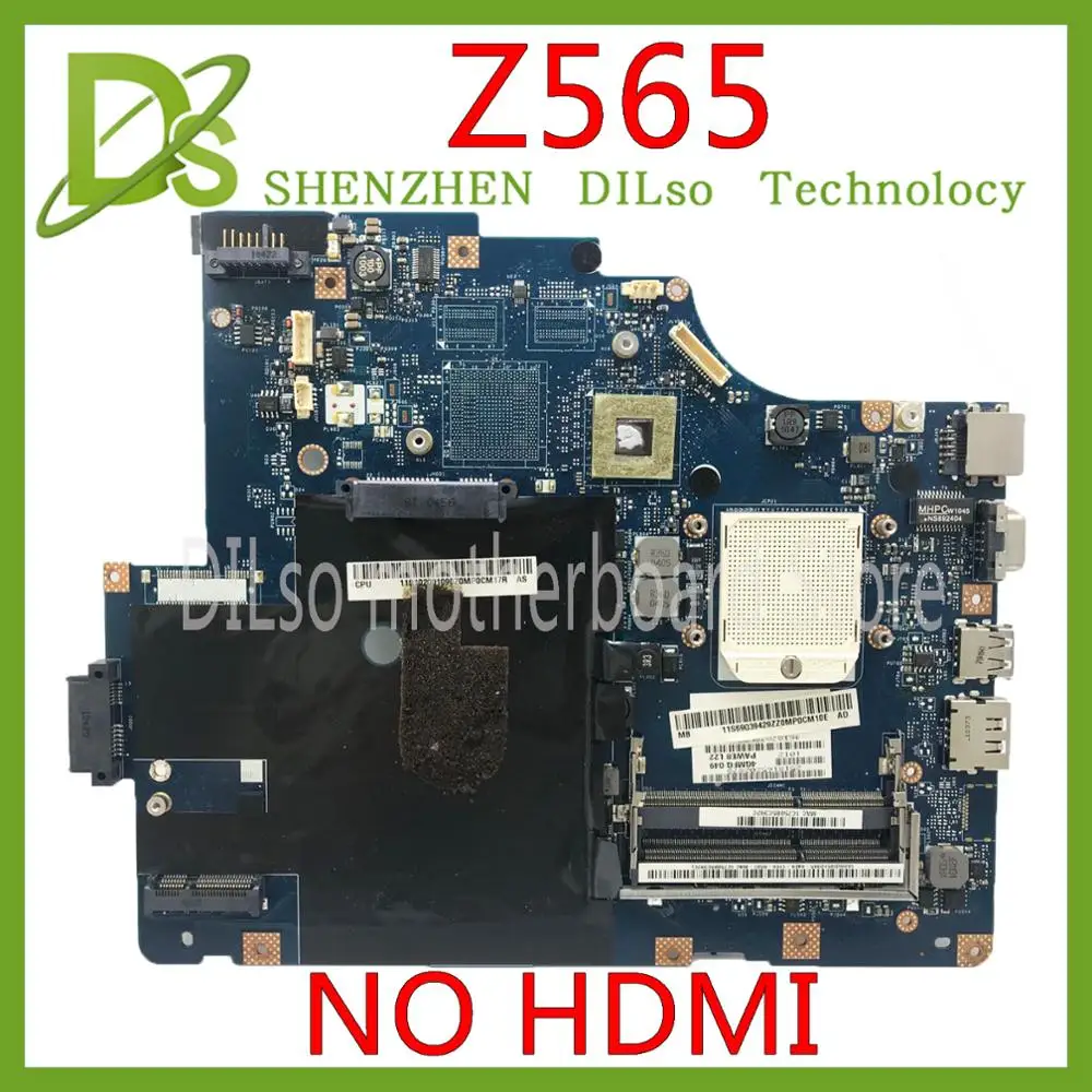 KEFU LA-5754P материнская плата для lenovo G565 Z565 материнская плата для ноутбука Z565 материнская плата для тестирования