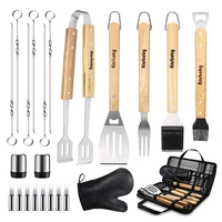 bbq tools set grill accessories skewers tongs spade brush glove outdoor barbecue utensils