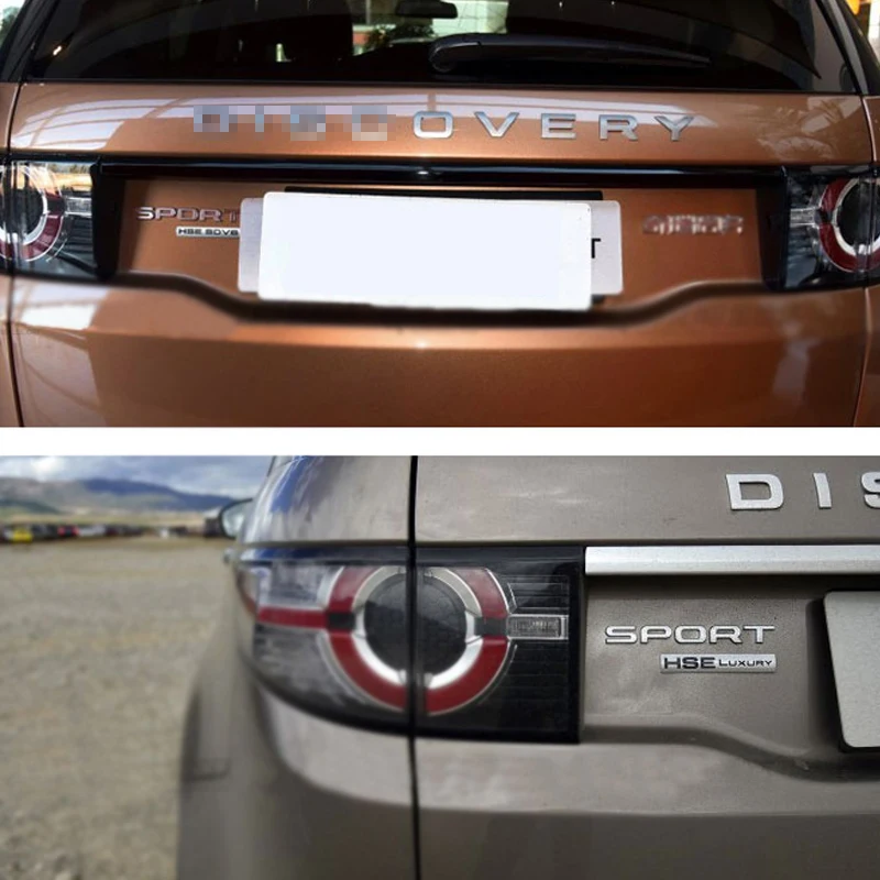 AQTQAQ 1Pcs 3D Metal HSE Car Side Fender Rear Trunk Emblem Badge Sticker Decals for Land Rover Range car stickers funny|Наклейки на