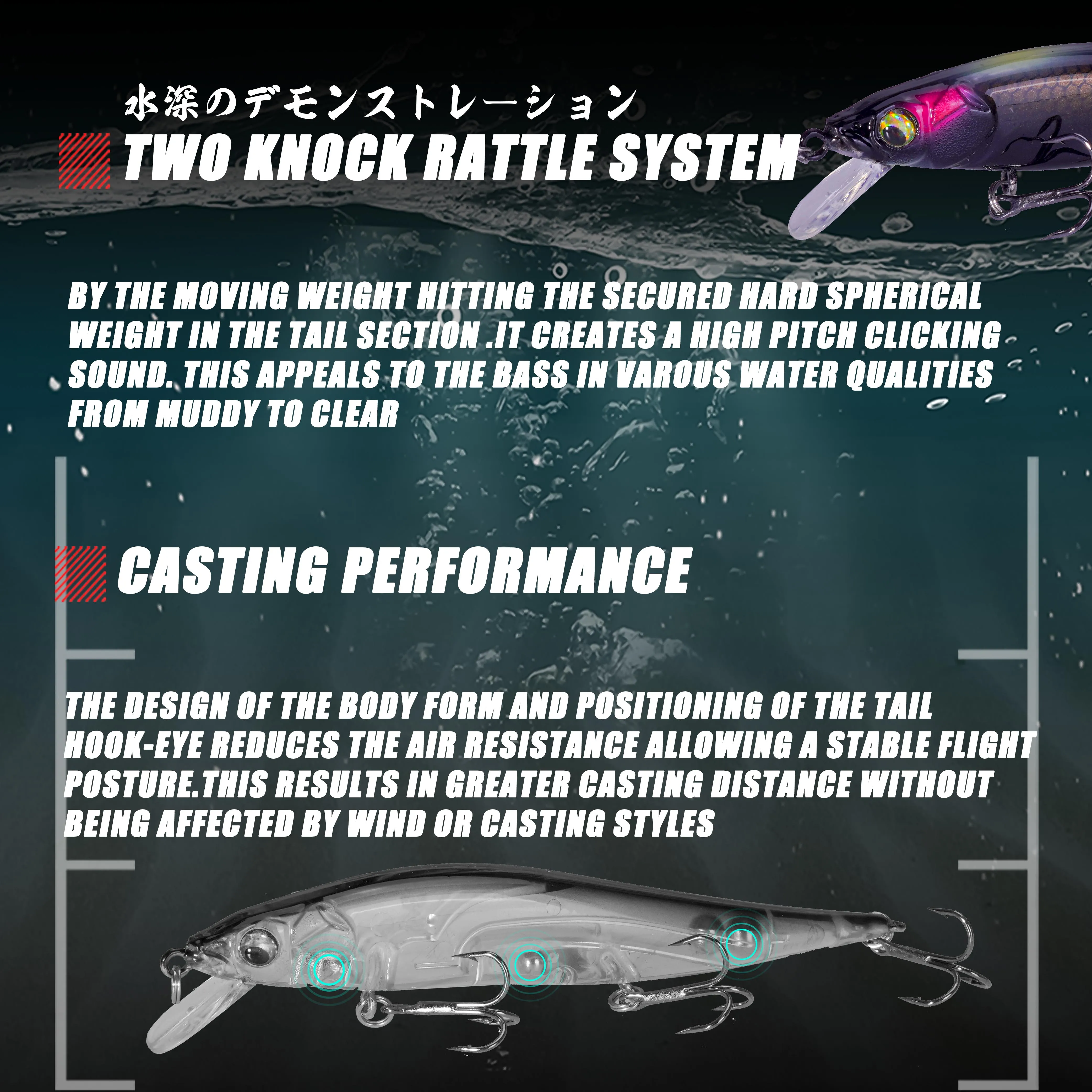 New Minnow Fishing Lure Wobblers  Hard Baits 10g 98mm 0.5-1m Isca Artificial Equipment Peche En Mer Accessories Pesca Leurre Dur