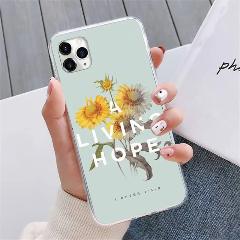 

bible Quotes Phone Case For iphone 12 5 5s 5c se 6 6s 7 8 plus x xs xr 11 pro max mini