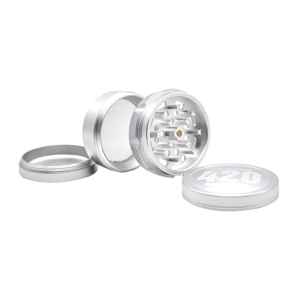 Авиационный алюминиевый травяной Точильщик для табака с алмазными зубьями 63 мм 4