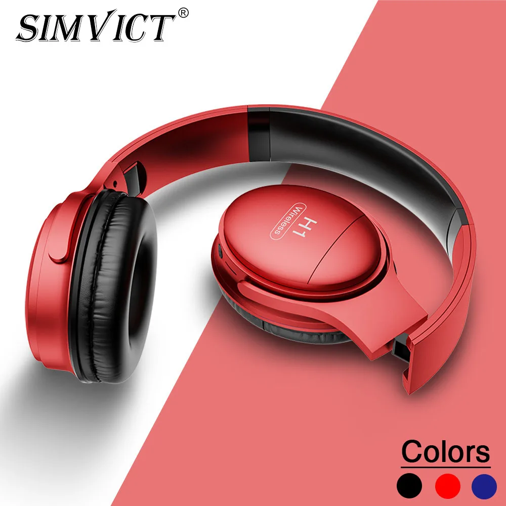 Simvict гибкие беспроводные наушники Bluetooth с шумоподавлением Поддержка TF карты |