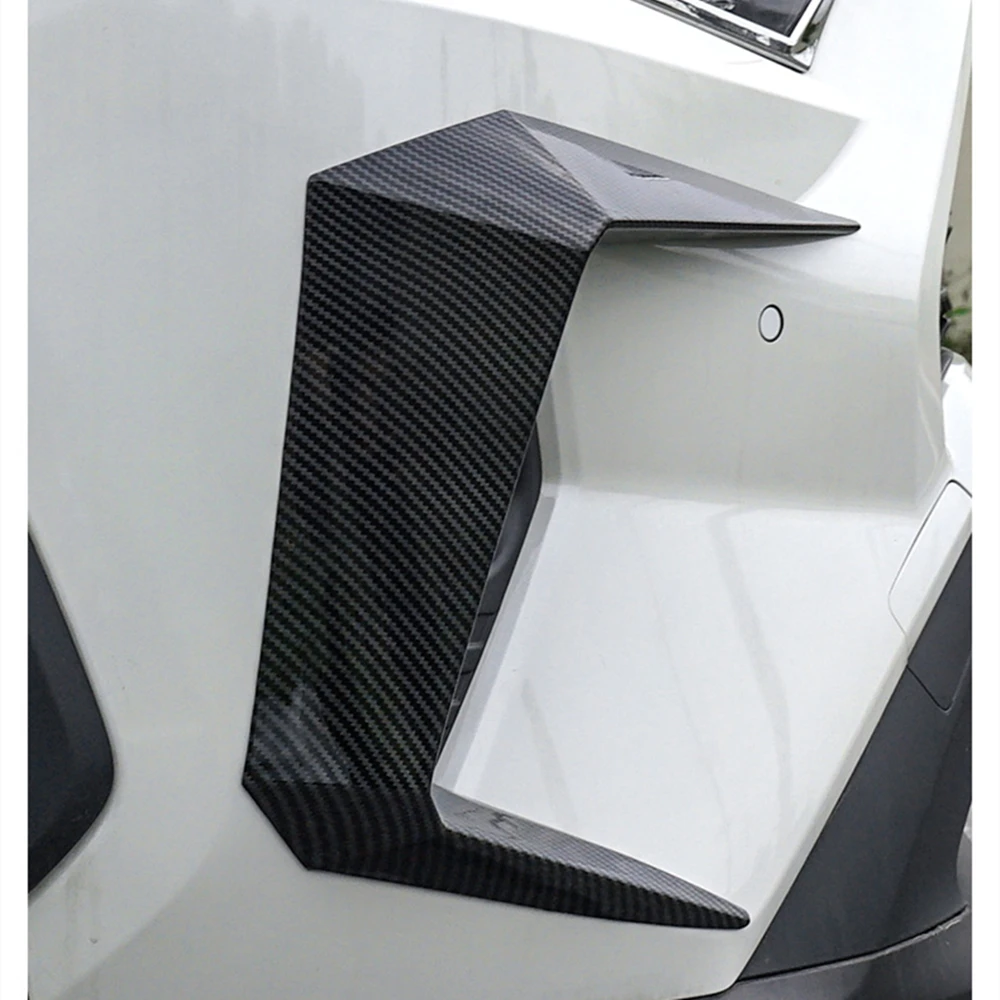 

Carbon Fiber Style Exterior Front Fog Light Cover Trims For Toyota RAV4 2019-2020 Car Exterior Bumper Lamp Foglamp Decor Frame