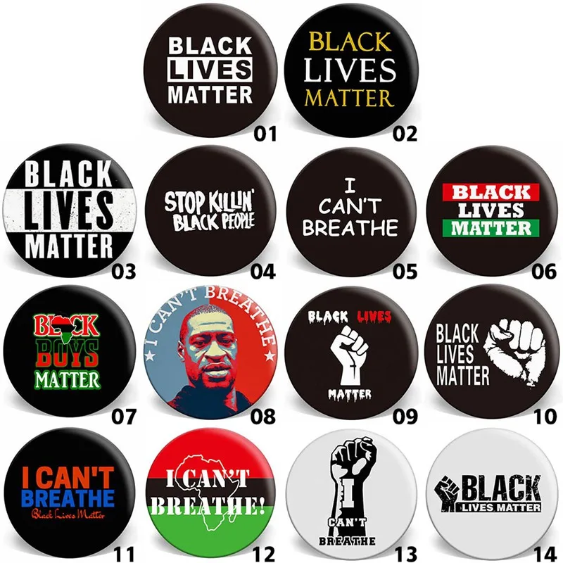 Брошь на лацкан с надписью BLACK LIVES MATTER брошь для шляпы одежды | Украшения и