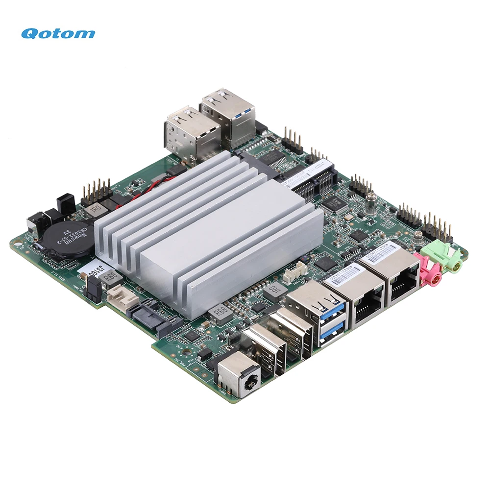 Qotom четырехъядерный мини ПК с Celeron J3160 процессор на плате до 2 24 ГГц