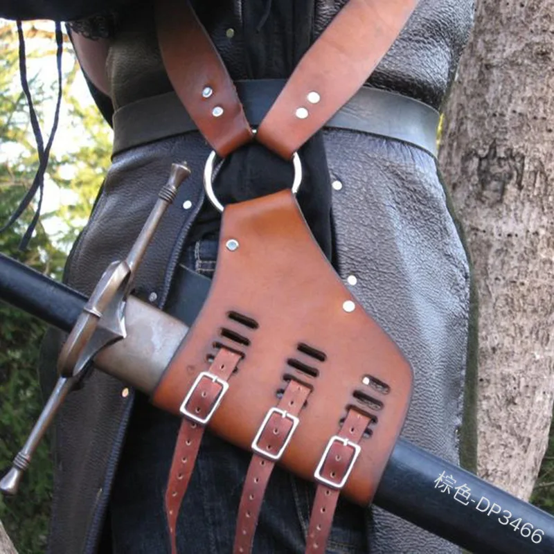 Чехол для косплея с пряжкой на ремень средневекового воина|Реквизит костюмов| |