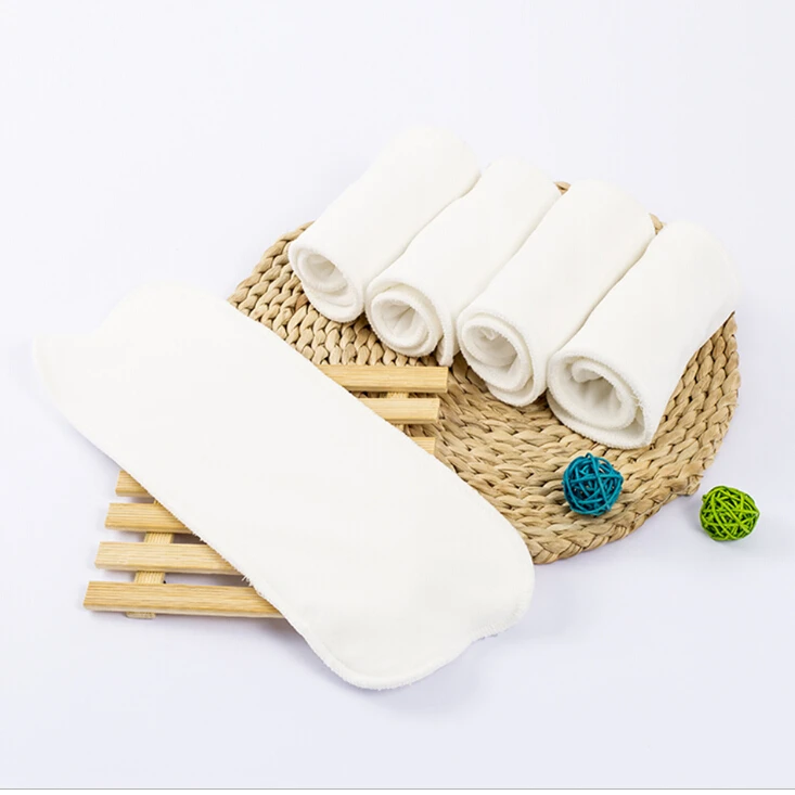 5-слойные Экологичные хлопковые подгузники для детей многоразовые вкладыши