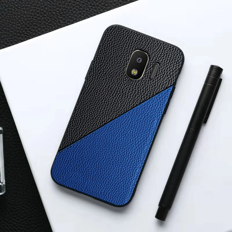 I coque чехол для samsung galaxy J4 Plus prime 2018 персонализированный модный кожаный силиконовый