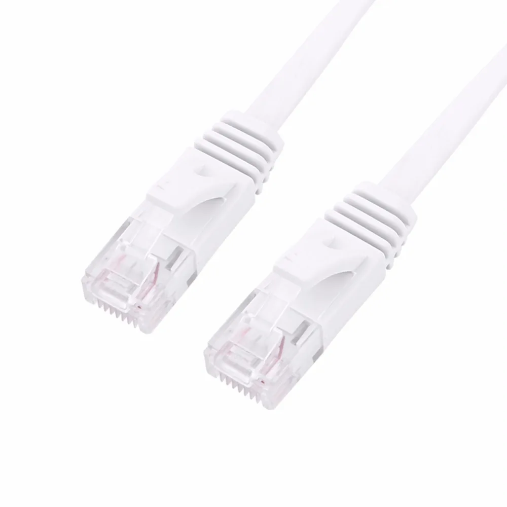 Сетевой кабель CAT6 CAT6a LAN плоский высокоскоростной патч корд RJ45 гигабитный STP с