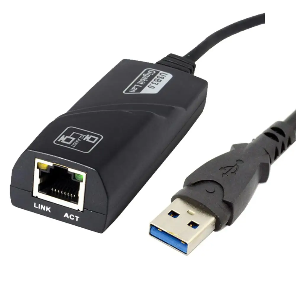 Placa de Rede Ethernet Usb 3.0 para 1000m Gigabit Porta Adaptadora para Macbook 2022 2022 2022 2022 Cabos de computador e conectores