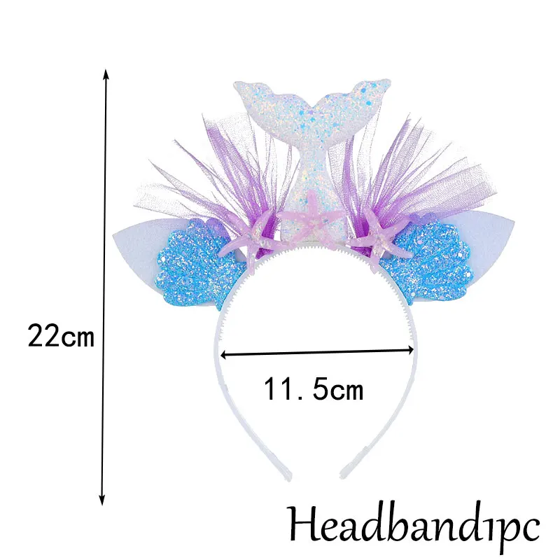 Русалка тематическая вечеринка на день рождения одноразовая упаковка Вечеринка