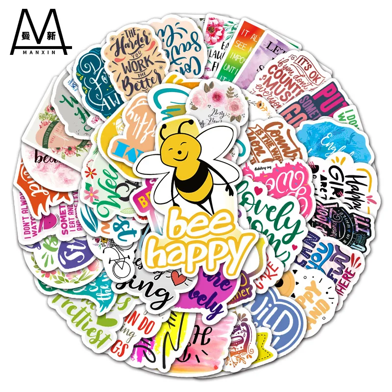 

3 Sets = 150PCS Learning Inspirational English Graffiti Stickers Luggage Scooter Computer Car Stickers