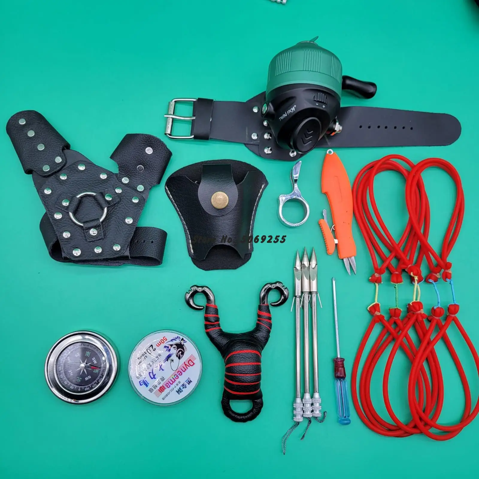 

Рогатка многофункциональная уличная, мощная, для рыбалки, стрельбы, катапульты, охоты, набор стрел