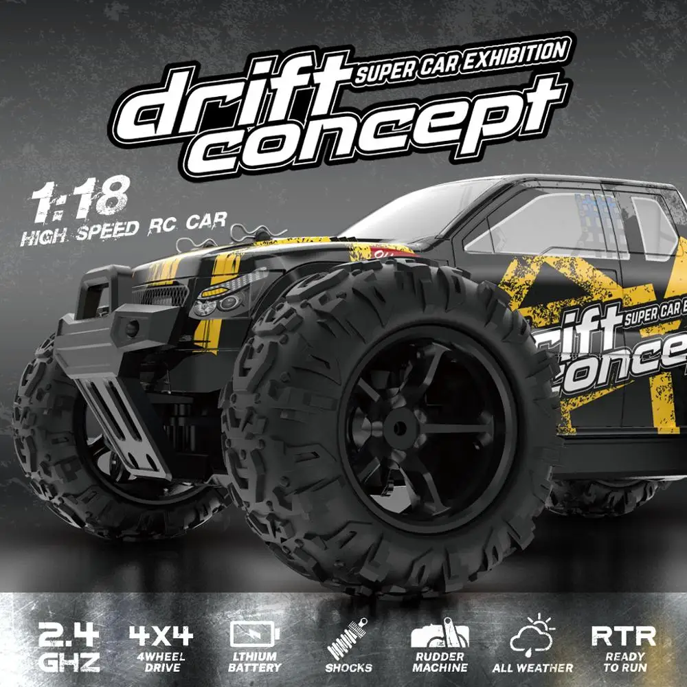 Радиоуправляемая машина игрушечный внедорожник с радиоуправлением 4WD масштаб 1:18