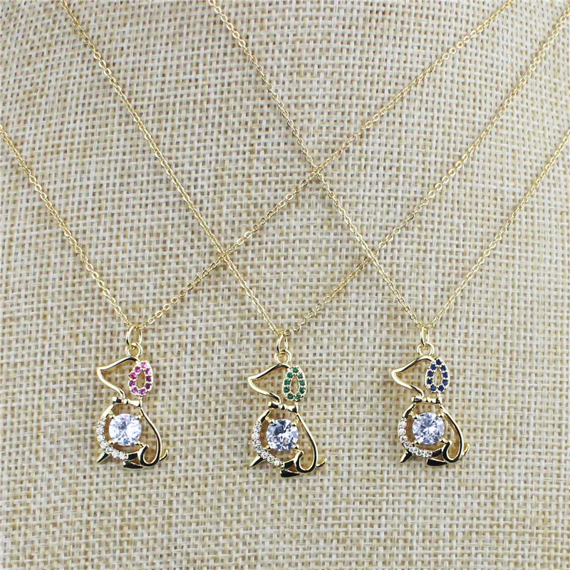 Ожерелье с кубическим цирконием 19 дюймов 10 шт./лот новый дизайн ювелирные изделия