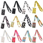 PF291 Dongmanli маленькая Маргаритка Подсолнух Йога шнурок держатель для удостоверения личности брелок для пропуска спортзал держатель для ключей брелок подарки