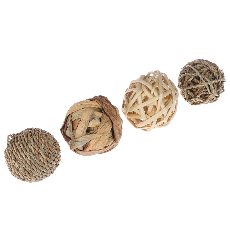 

1pc Natural Grass Ball Rabbit Small Pet Chew Toy Clean Teeth Small Pet Perfect Molar Tool