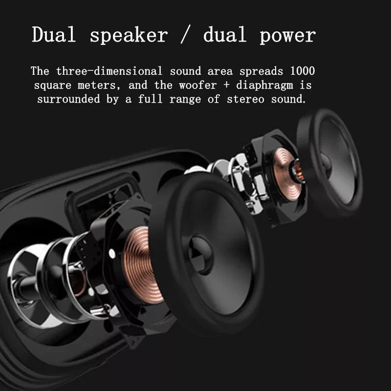 Компьютерный динамик открытый высокой громкости беспроводной Bluetooth сабвуфер