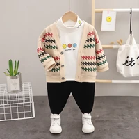 baby boy girl clothes set outfits autumn winter new 1 5y boys toddler tops t shirt pants 3pces jchao kids brand clothing sets