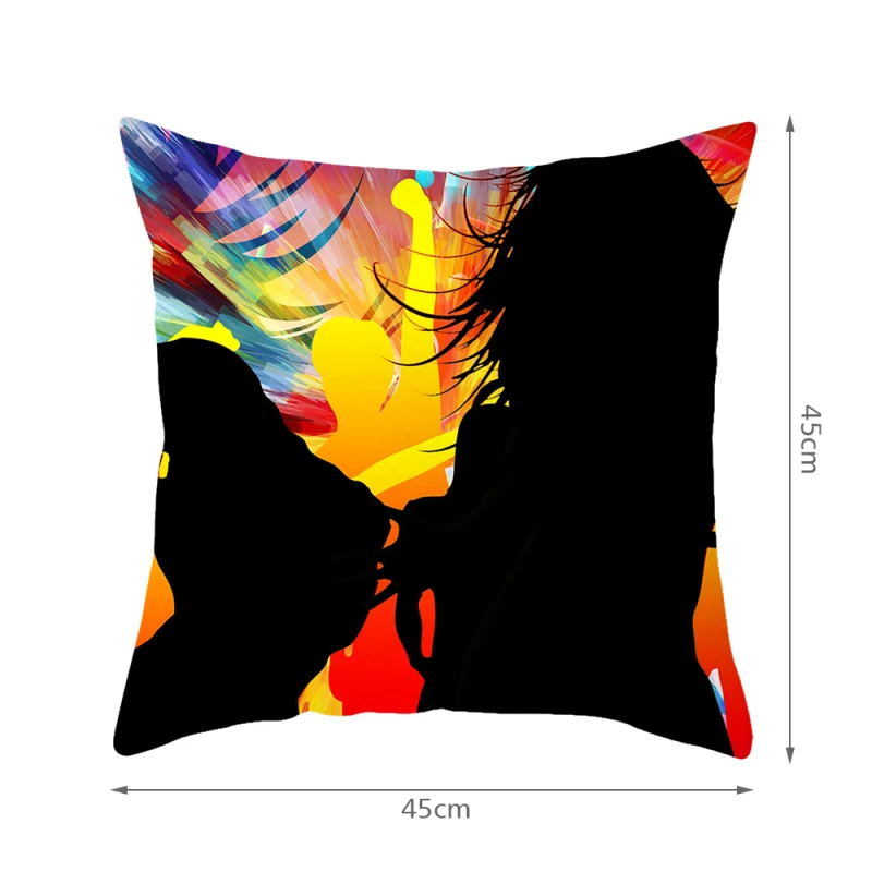 

Fuwatacchi Colorful Modern Style Cushion Cover Geometric Pattern Pillow Covers for Home Sofa Fall Decor Throw Pillowcase 45X45cm