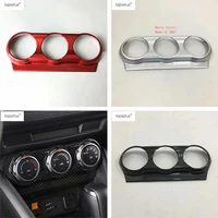 lapetus accessories for mazda cx 3 cx3 2015 2021 center air conditioning ac switch knob panel molding cover kit trim