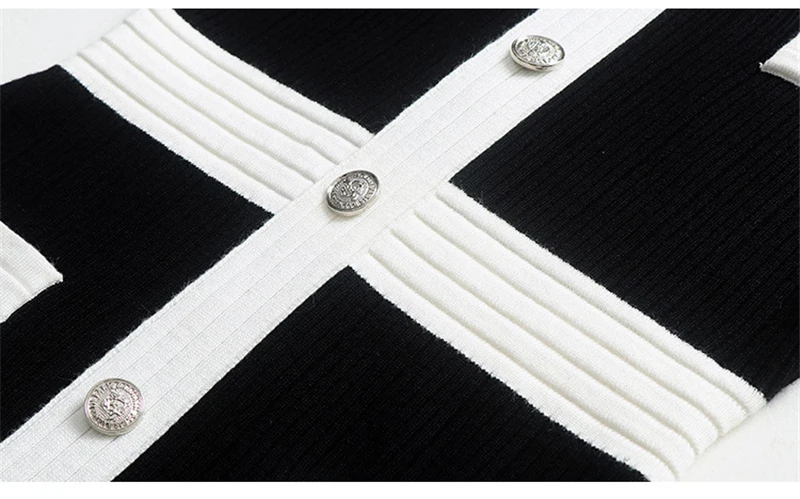 Женское трикотажное платье-трапеция дизайнерское Элегантное однобортное платье