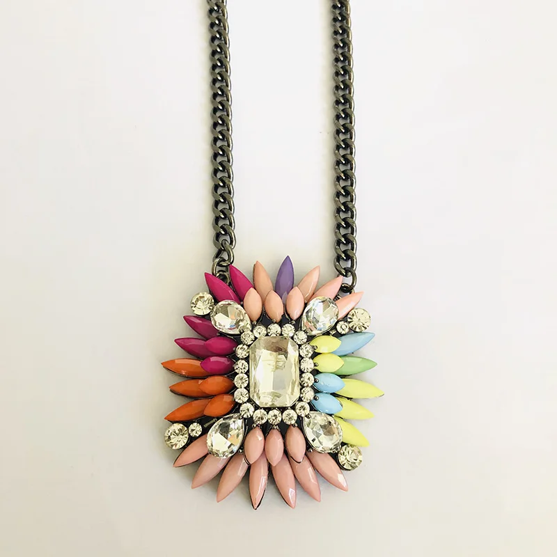 NECKLACE 2 Модные женские кольца свободного размера с регулируемым размером для женщин оптом - Цвет основного камня: NECKLACE 2
