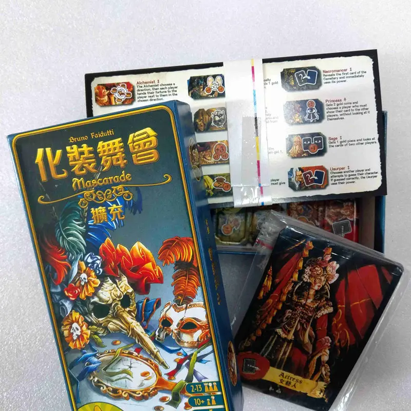 Настольная игра для маскарада 2-13 игроков семейная детей с родителями настольные