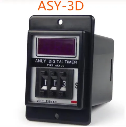 

ASY-3D Digital Display Time Relay Delay Timer AC220V Switching Cont