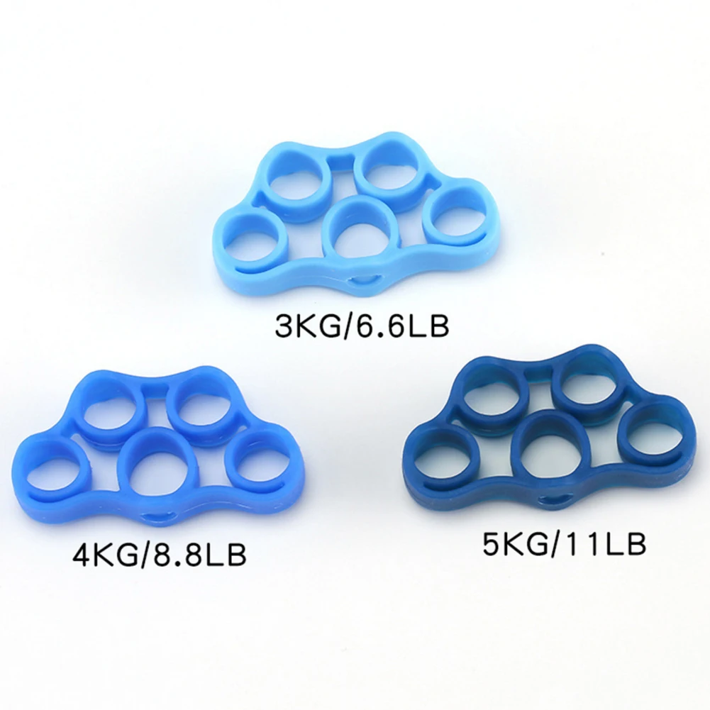 Dedos de silicona para aliviar el estr&eacute;s, Motor de juguete de tensi&oacute;n, dedos, entrenador, anillo de tracci&oacute;n para dedos para adultos y ni&ntilde;os, L50-4
