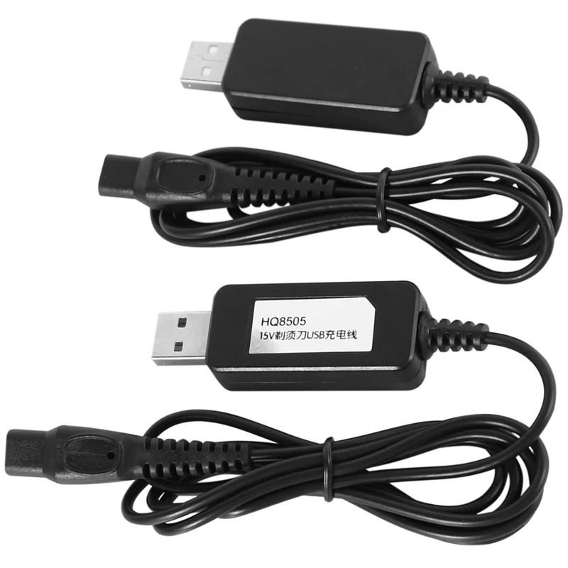 2 шт. USB разъем 15 в Вт HQ850 зарядное устройство адаптер для бритвы S5079 PT726 зарядка |