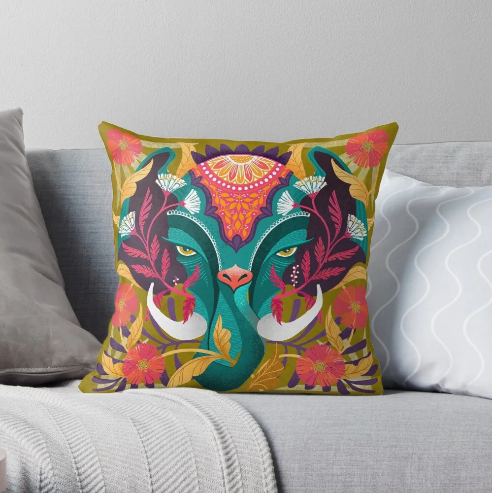 

Декоративная наволочка с изображением слона Дамаска, 40x40 см, 45x45 см