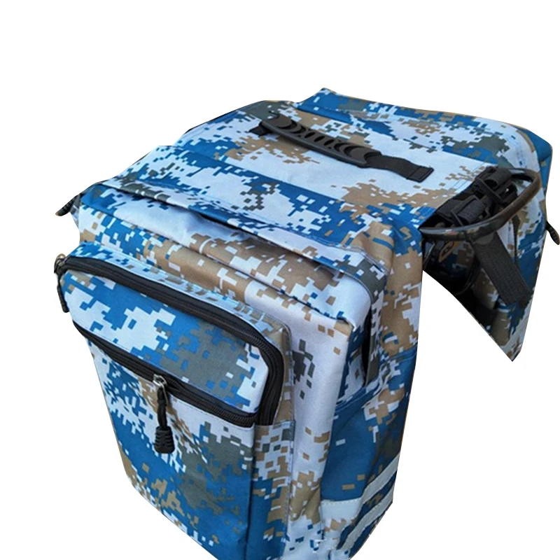 Шьет горный велосипед задний полка мешок двойной желтовато коричневый два Сумка