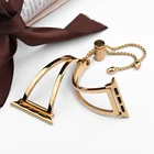 Ремешок высокого качества из нержавеющей стали для часов Apple Watch Iwatch Series 7 SE 6 54321, цвета розового золота, черный, 384041 мм 424445 мм