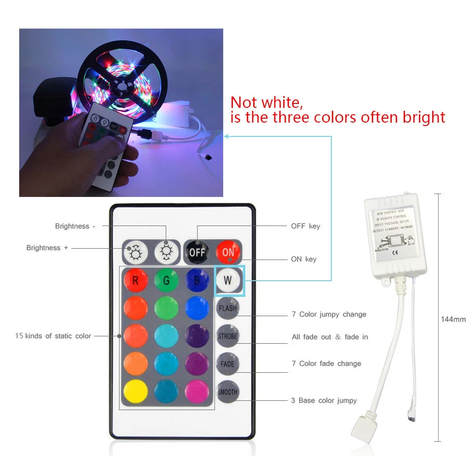 12 В постоянного тока RGB 5 м водонепроницаемый светодиодный 2835 красный синий зеленый желтый 1-5 м 60 Светодиодный/м гибкая лента RGB полоса 1 м 2 м 3 м 4 м 5 М лента