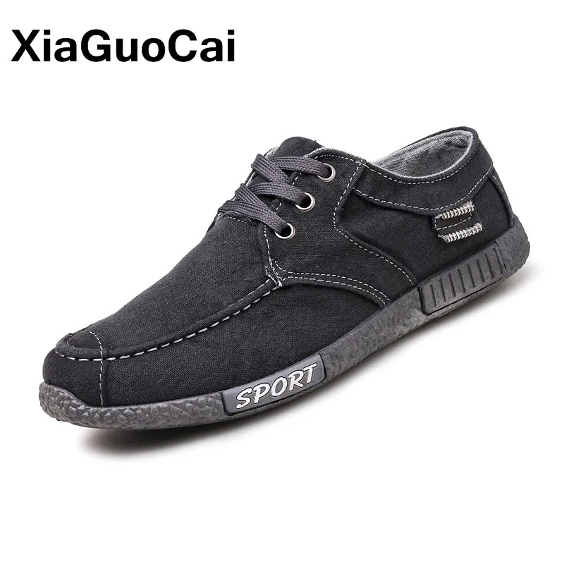 Кеды мужские из денима текстильные дышащие низкие повседневная Тканевая обувь