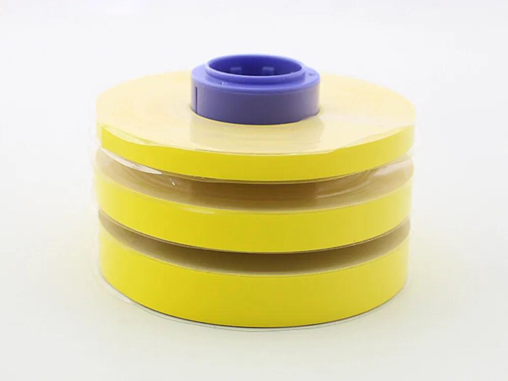 Термоусадочная трубка внешняя этикетка желтая лента для кабеля маркера