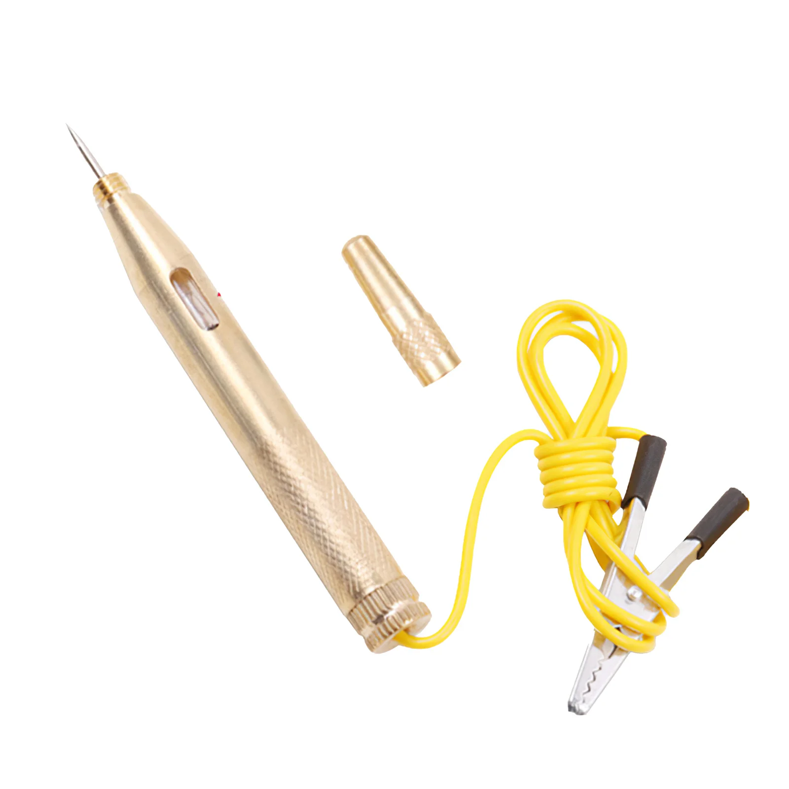 

Durable Pure Copper Test Pencil Safety Induction Test Light Circuit Detection Electric Pen With Stainless Steel Clip For Car