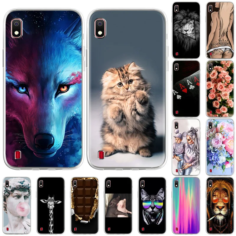 

For Samsung Galaxy A10 Case 6.2" Soft Silicon Painted Phone Cover For Samsung Galaxy A10 A105 SM-A105F SM-A105G Funda Galaxy A10