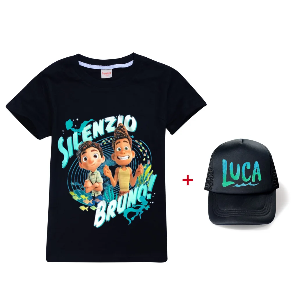 

Детская летняя футболка с 3D-принтом, с круглым вырезом и шапочкой