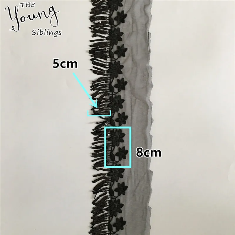 Новое поступление 1 метр распродажа вышивка вырез блестки кисточки кружевной