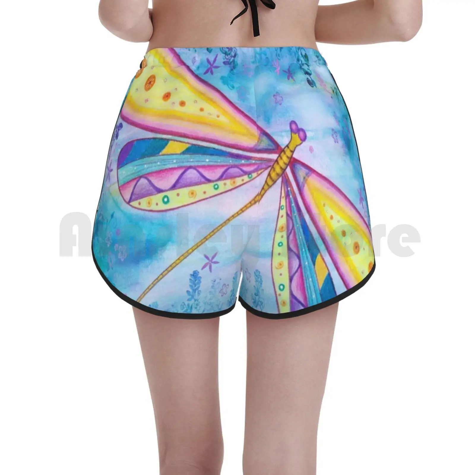 Стрекоза Характеристическая вязкость полимера Плавание шорты Для женщин