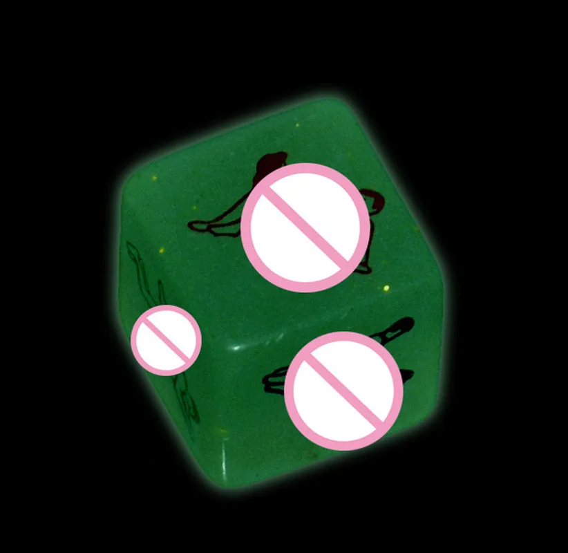 Светящиеся Кости для секса 1 шт. любовные Эротические влюбленных подарок