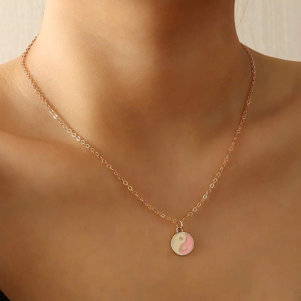 Модные металлические геометрические ожерелья Женская винтажная цепочка на шею