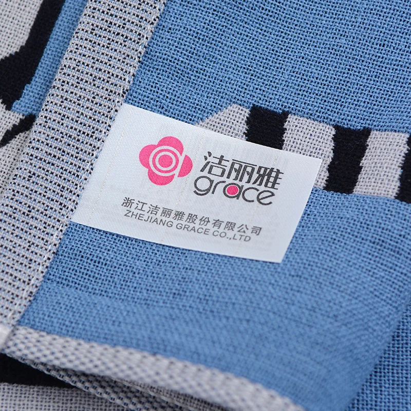 

GRACE Three packs catCartoon embroidery cute kittenPure cotton gauze towel, breathable and non-sheddingSoft absorbe